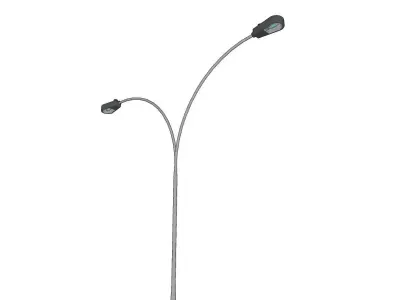 Lamp Post - Light Pole - Light Post - Street Light 04 3D model