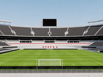 Estadio Monumental - River Plate Buenos Aires Argentina 3D model