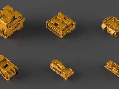 Hard Surface KitBash Vol 5 3D model