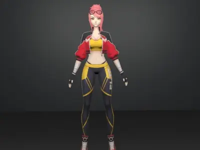 yina fighter 3D model