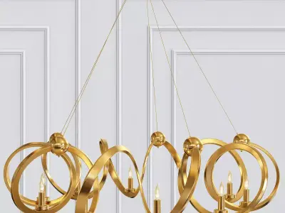 Ringmaster Chandelier 3D model