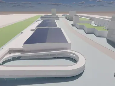 logistics park -A21 3D model