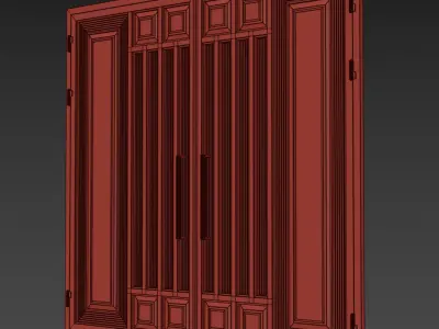 Gate black loft 01 3D model