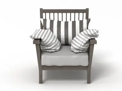 Gervasoni Gray Chair 3D model