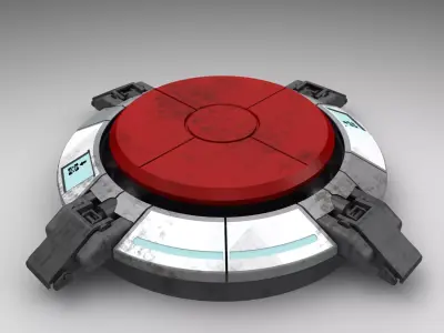 Portal Button Free 3D model
