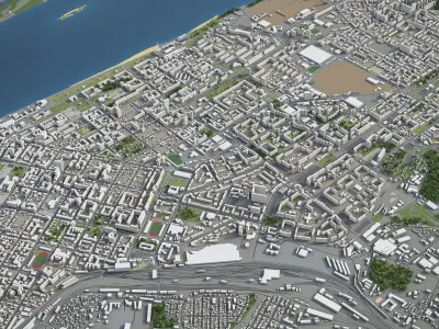 Samara  Low-poly 3D model