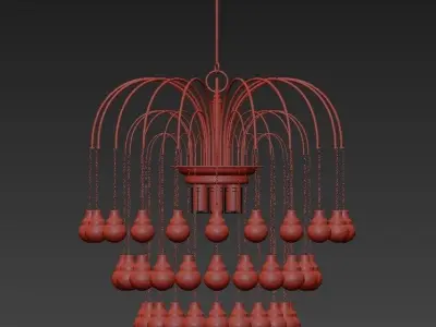 Chandeliers by Paolo Venini 3D model