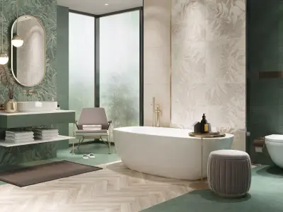 Modern Bathroom Interior 3D model purchase