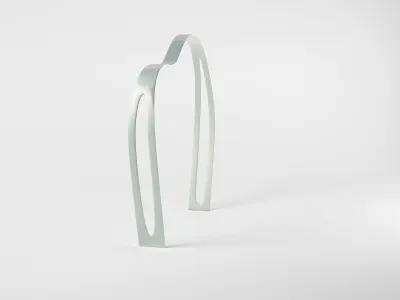 Bicycle rack 3D model