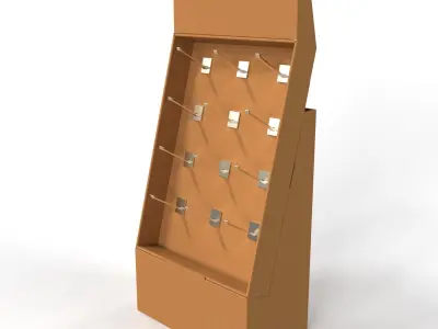 Point of Sale Cardboard Display Stand Texture