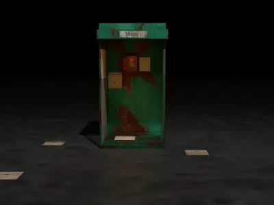  telephone booth Free 3D model