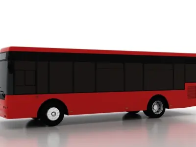 Bus Bogdan A50110 PL Low Low-poly 3D model