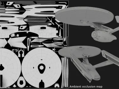 USSEnterpriseNCC1701refit 3D model