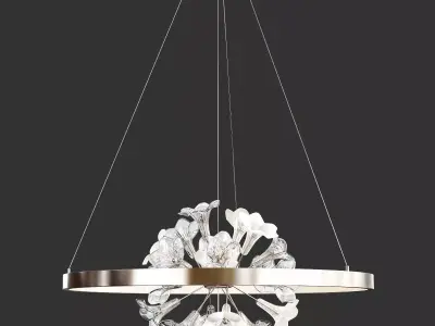 CLAYTON CHANDELIER Low-poly 3D model