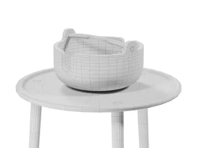 Companions Bedside Table  3D model