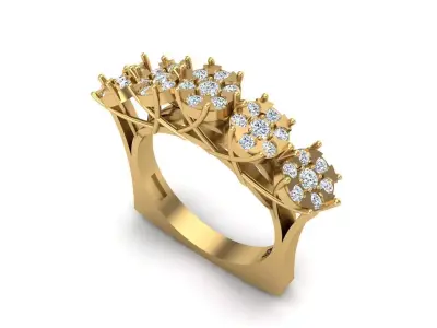 Jewelry ring 214 3D print model