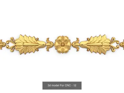 Collection onlay molding09 3D Model Pack