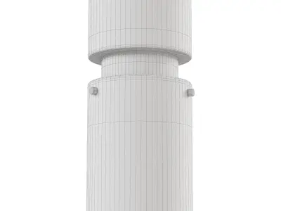 Alabaster Flush Mount 3D model