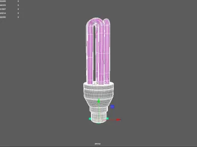 Illuminate Smarter High-Quality CFL Bulbs light Free 3D model