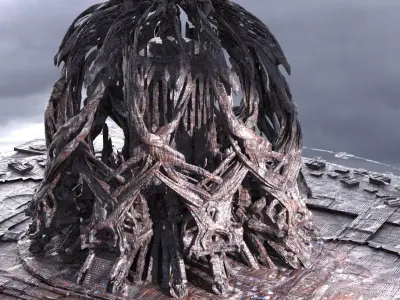 Dark Ages Tower Shield Arena  3D model