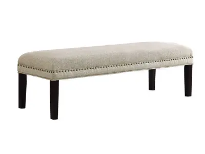 Bobby Upholstered Bench - 2 Colour 3D model