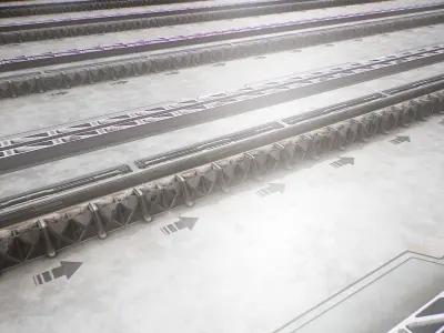PBR Sci-Fi Texture Pack 07 Low-poly 3D model