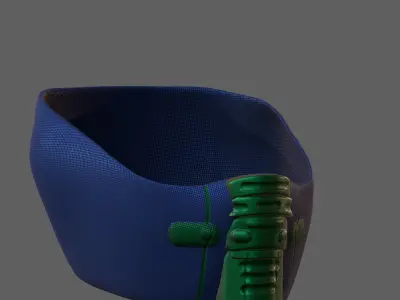 Gas mask helmet 3d model scifi Low-poly  Low-poly 3D model 245