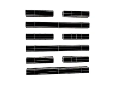 I Ching Hexagrams 63 ji ji v1 001 Low-poly 3D model