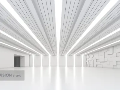 interior base mesh pack vol 01 Low-poly 3D model