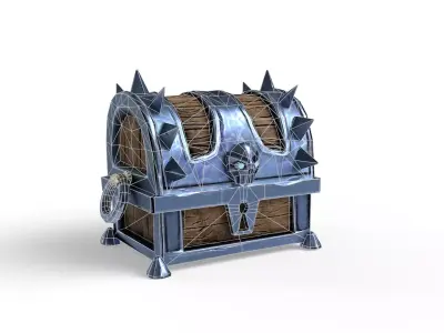 Realistic PBR Treasure Chest - MorisonDesign Free low-poly 3D model
