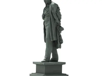 Pushkin Monument 3D model