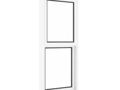 White Window 01 3D model