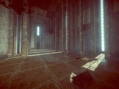 Medieval - High Hall  Low-poly 3D model
