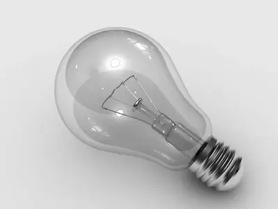 Electric bulb 3D model