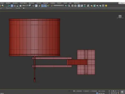HOLLY HUNT Signature Swing Arm Sconce Low-poly 3D model