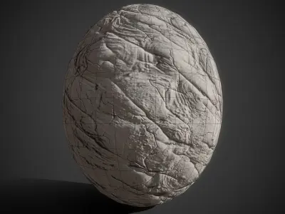 Dragon Egg Low-poly 3D model