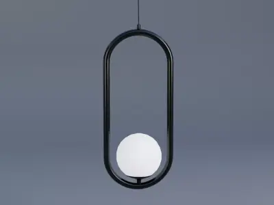 Pendant light ceiling Low-poly 3D model