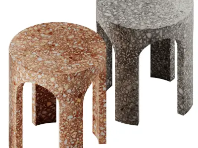 Portego Loggia Side Table 3D model