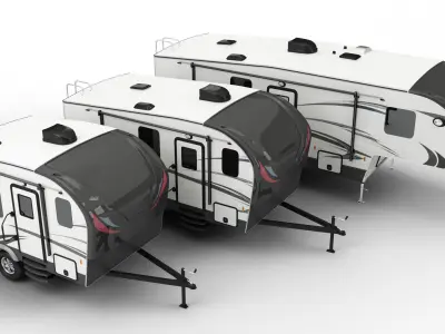  Travel Trailers 3 in 1 