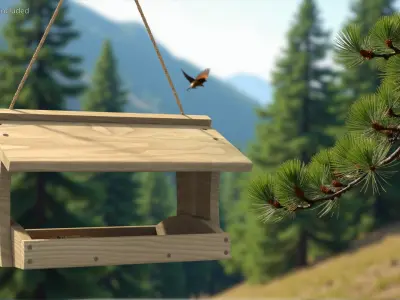  Bird Feeder with Sparrows Collection 