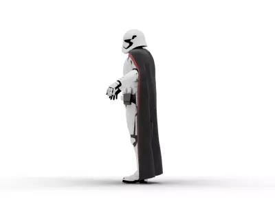 Captain Phasma - Star Wars Low-poly 3D model