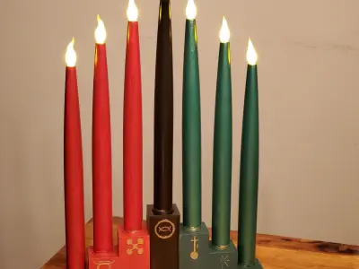 Kwanza Candle Holder 3D print model
