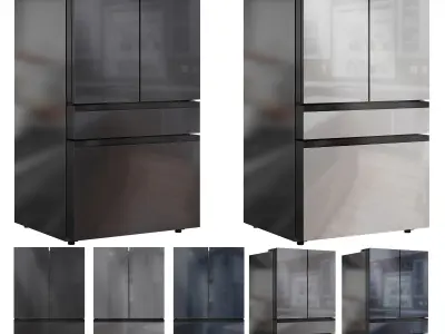 Samsung Refrigerator Set01 3D model
