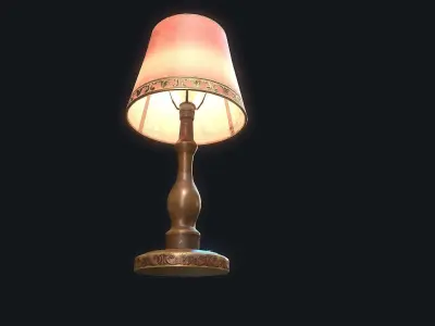 Night Lamp 1 Low-poly 3D model