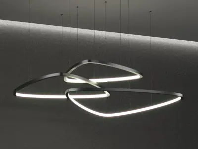 Egg Hanging Lamp 3D model