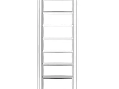 Metal Window 10 3D model