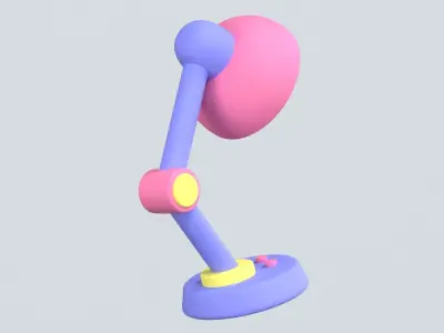 Desk Lamp 3D Icon 3D model