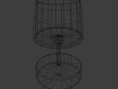 Lamp with metal base Free 3D model