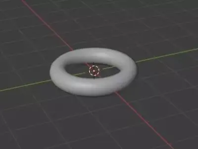 Torus ring Free low-poly 3D model