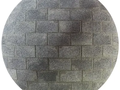 Concrete Block Wall Seamless Texture